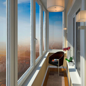 Теплое остекление